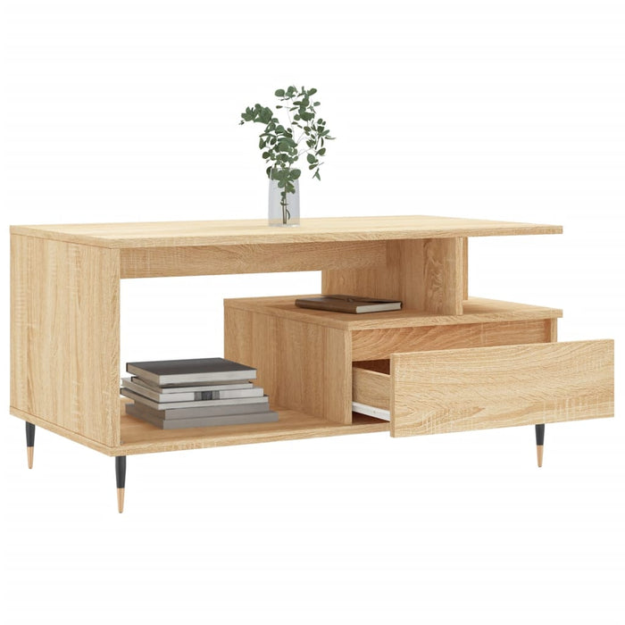 Couchtisch Sonoma-Eiche 90x49x45 cm Holzwerkstoff