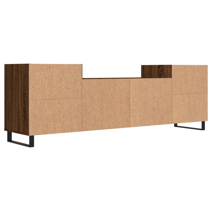 TV-Schrank Braun Eichen-Optik 160x35x55 cm Holzwerkstoff