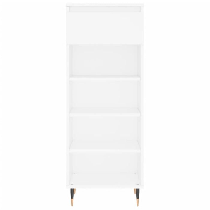 Schuhschrank Weiß 40x36x105 cm Holzwerkstoff