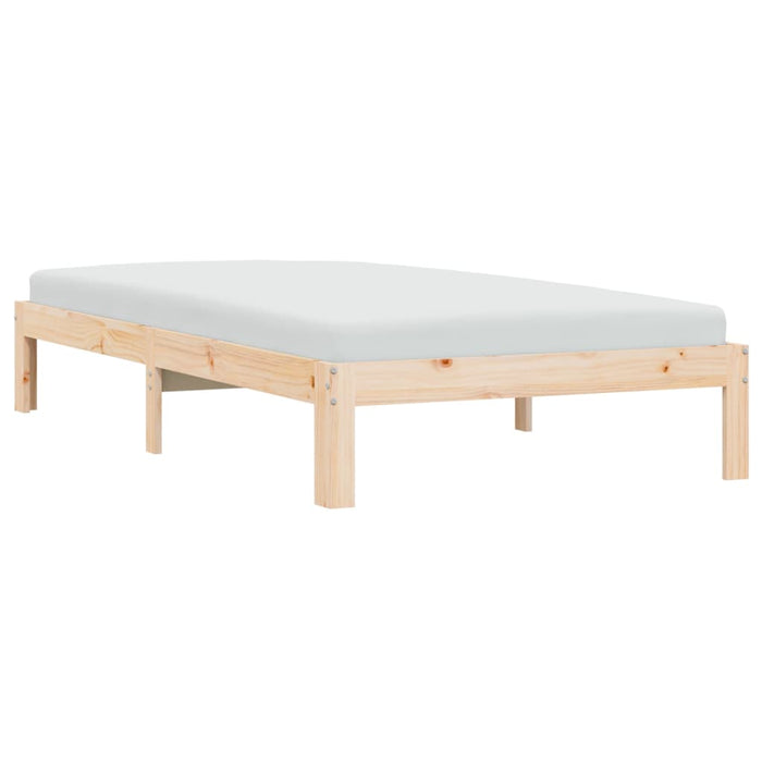 Massivholzbett 75x190 cm Kiefer 2FT6 Small Single