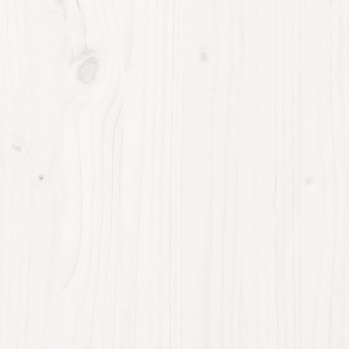 Tagesbett Ausziehbar Weiß 90x190 cm Massivholz Kiefer