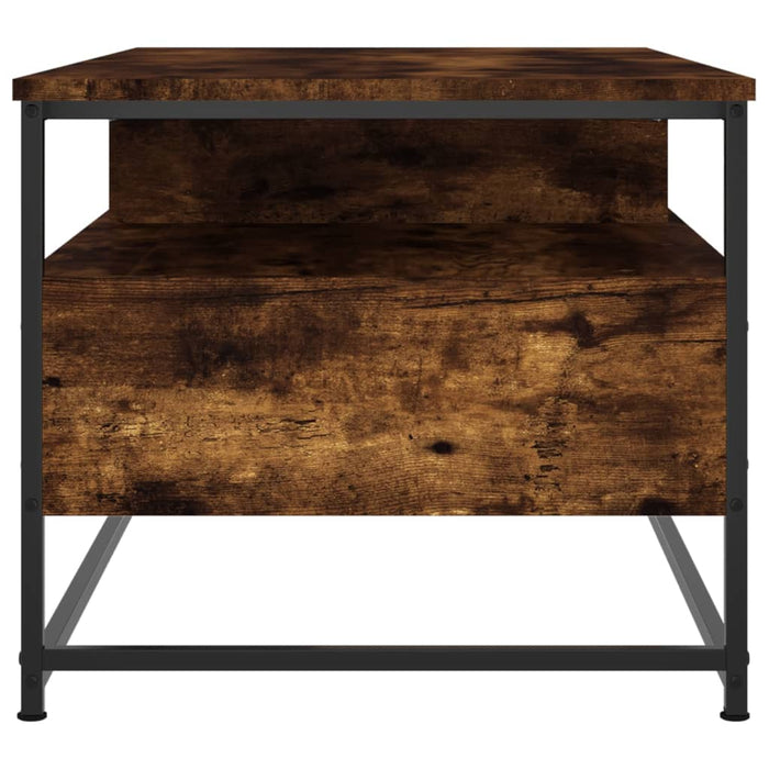 Coffee table smoked oak 100x51x45 cm made of wood