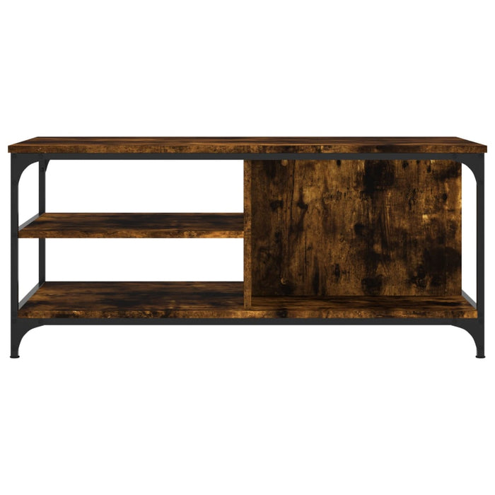 Coffee table smoked oak 100x50x45 cm made of wood