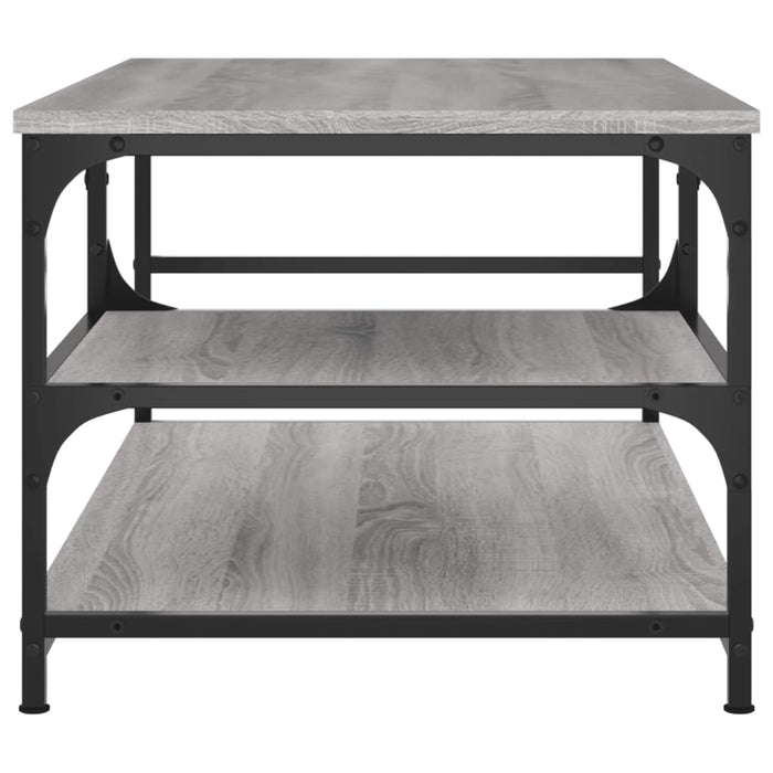 Coffee table gray Sonoma 90x49x40 cm made of wood