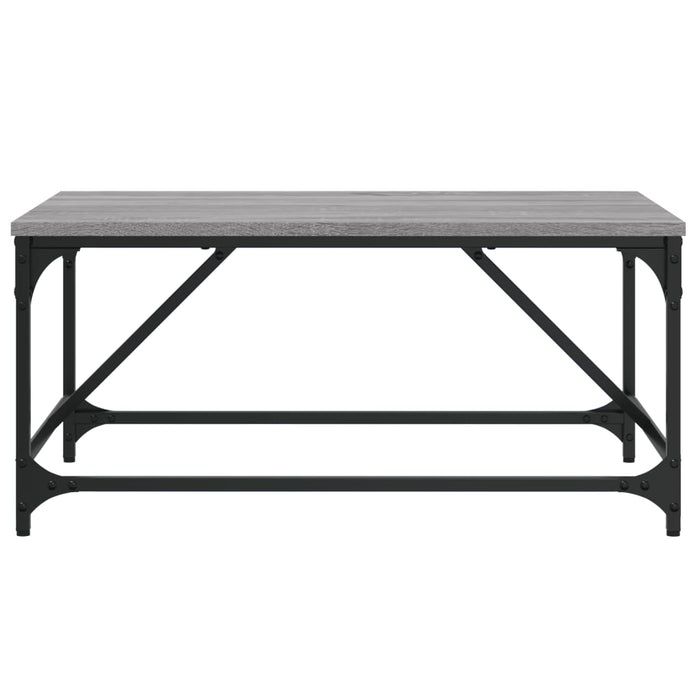 Coffee table gray Sonoma 75x50x35 cm made of wood