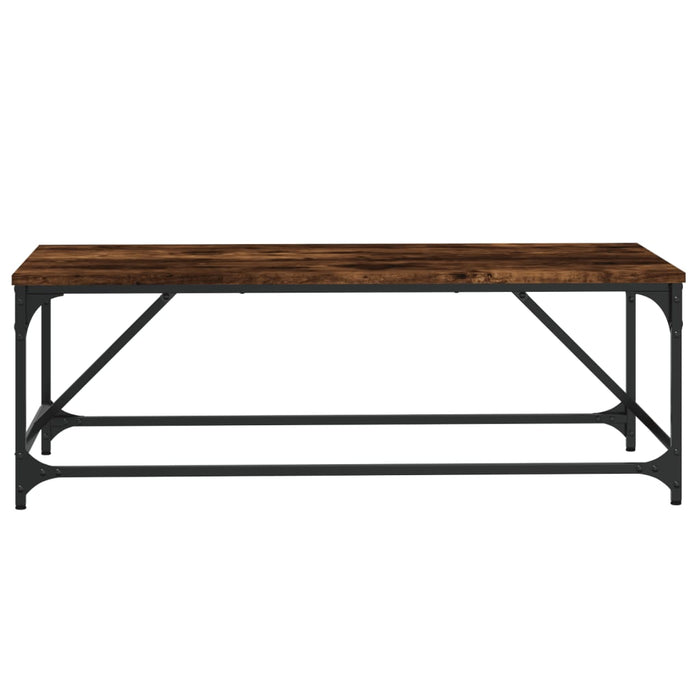 Coffee table smoked oak 100x50x35 cm made of wood material