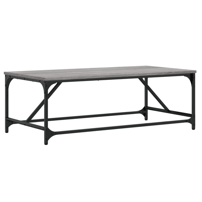 Coffee table gray Sonoma 100x50x35 cm made of wood