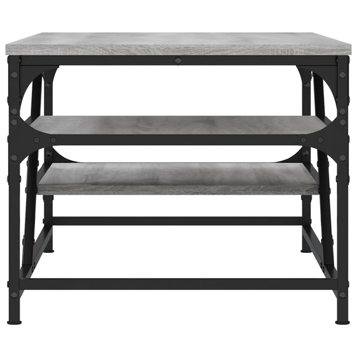 Coffee table gray Sonoma 100x49x40 cm made of wood