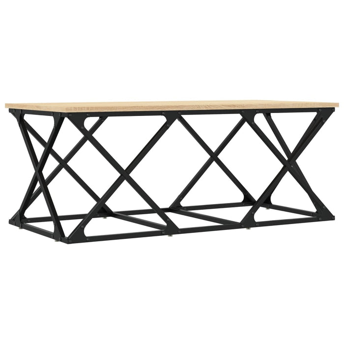 Coffee table Sonoma oak 100x49x40 cm wood material
