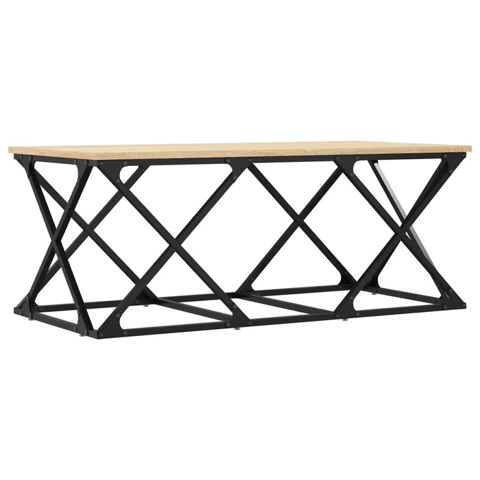 Coffee table Sonoma oak 100x49x40 cm wood material