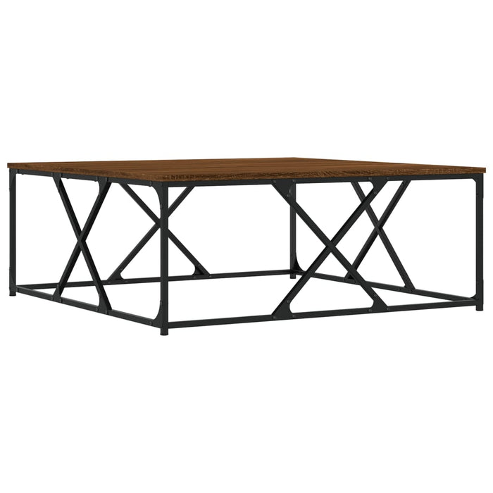 Couchtisch Schwarz 100x100x40 cm Holzwerkstoff