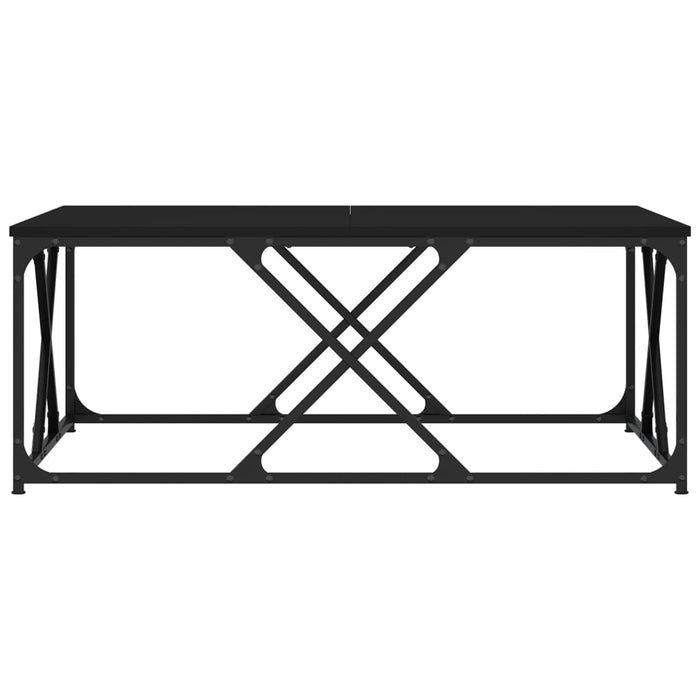 Couchtisch Schwarz 100x100x40 cm Holzwerkstoff
