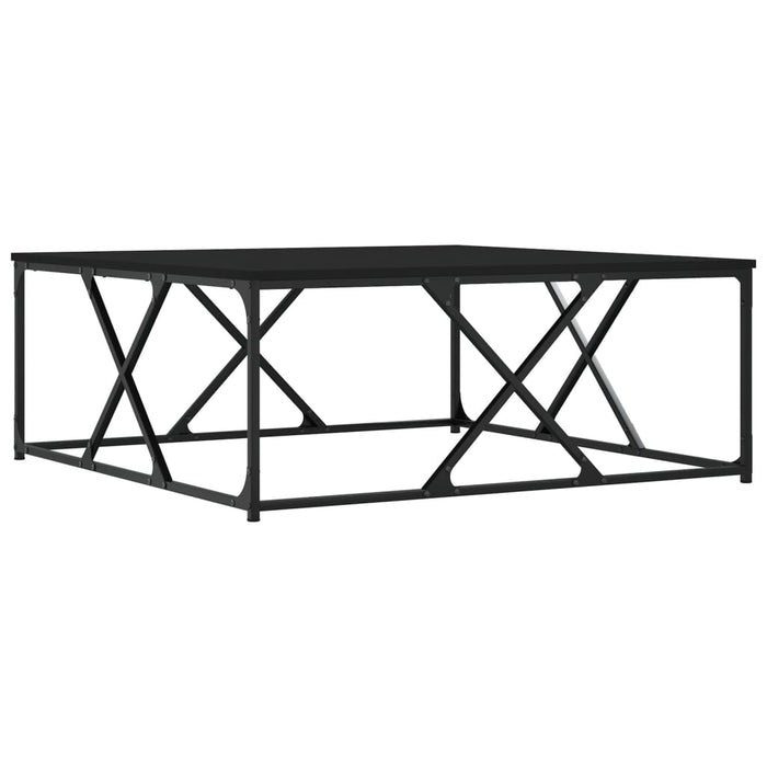 Couchtisch Schwarz 100x100x40 cm Holzwerkstoff