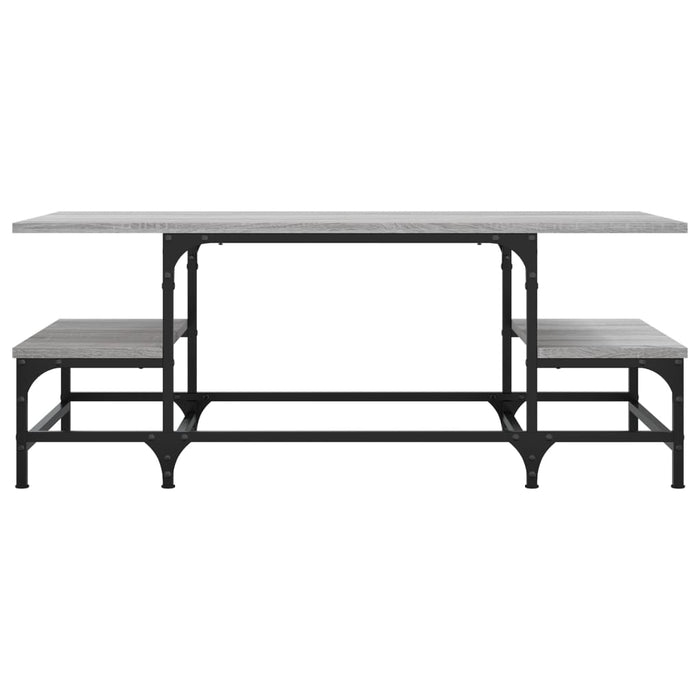Coffee table gray Sonoma 100x50.5x40 cm made of wood