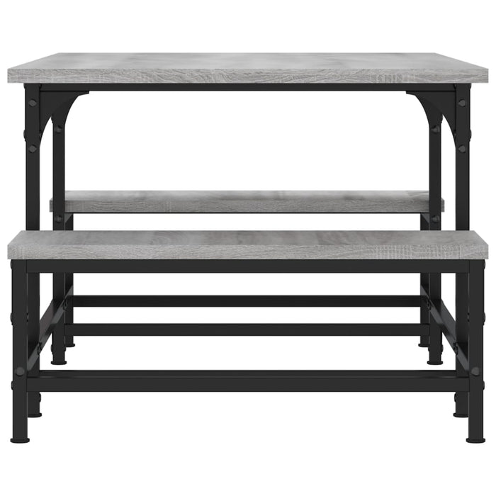 Coffee table gray Sonoma 100x50.5x40 cm made of wood