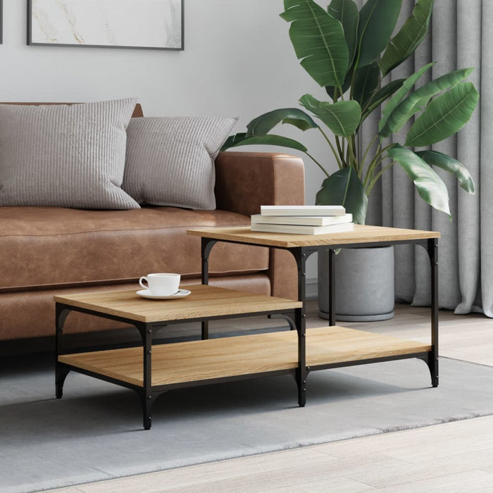 Coffee table Sonoma oak 100x50.5x45 cm wood material