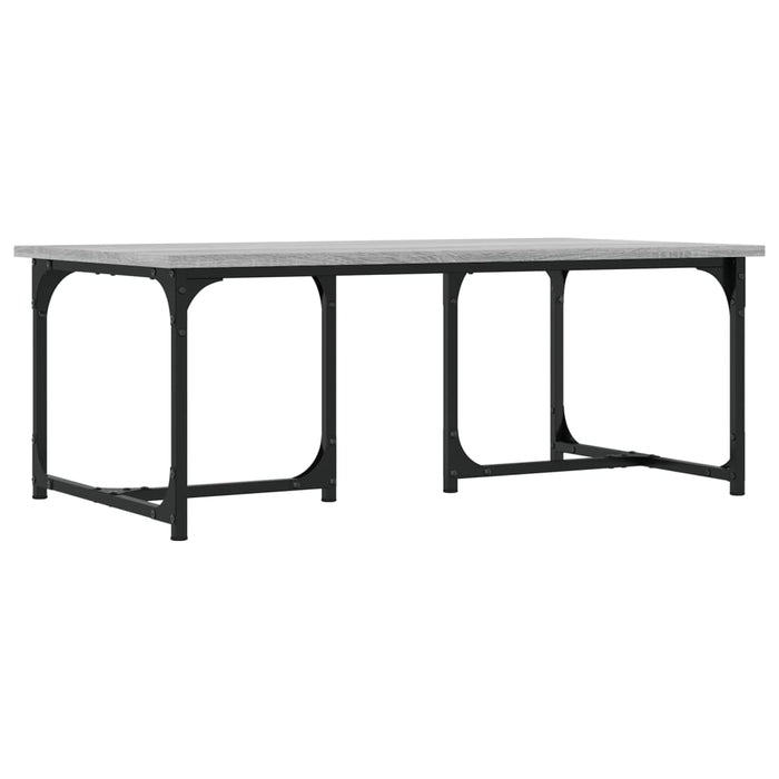 Coffee table gray Sonoma 90x50x35 cm made of wood