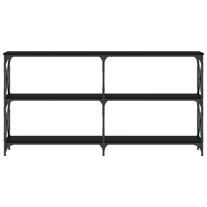 Konsolentisch Schwarz 156x28x80,5 cm Holzwerkstoff