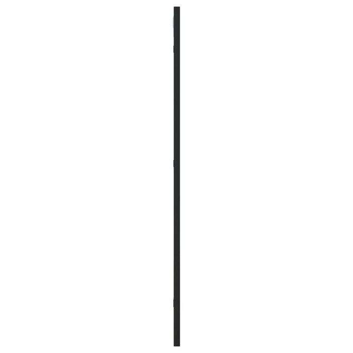 Wandspiegel Schwarz 40x80 cm Rechteckig Eisen